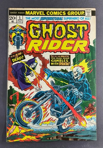 Ghost Rider (1973) #5 FN/VF (7.0) 1st Appearance Slifer Johnny Storm