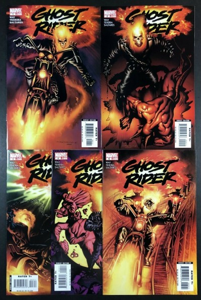 Ghost Rider (2006) #1 2 3 4 5 NM (9.4) Complete Vicious Cycle Story line Texeira