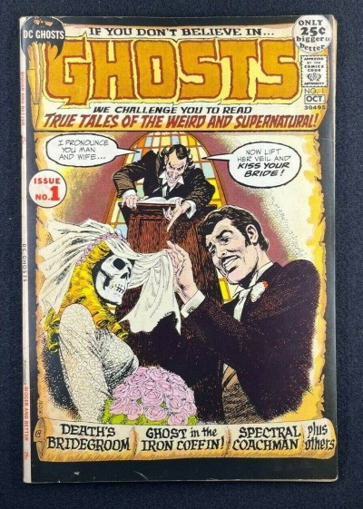 Ghosts (1971) #1 FN- (5.5) Nick Cardy Cover Jim Aparo Art