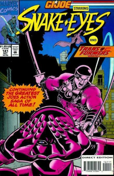 G.I. Joe: A Real American Hero (1982) #141 VF/NM Transformers Snake Eyes
