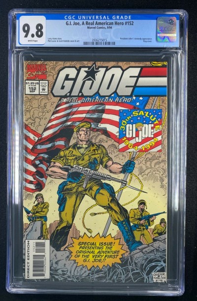 G.I. Joe: A Real American Hero (1982) #152 CGC 9.8 Low Print Run (3936215015)