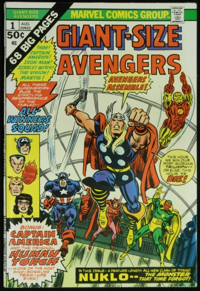 GIANT-SIZE AVENGERS COMPLETE 5 ISSUE SET
