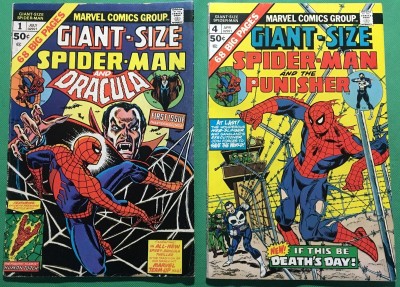 Giant-Size Spider-Man (1974) 1 2 3 4 5 6 FN (6.0) complete set 3rd app Punisher