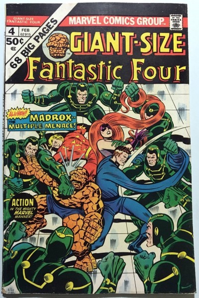 Giant-Size Fantastic Four #4 FN- (5.5) 1st app Madrox the Multiple Man