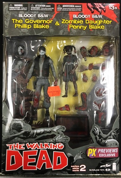 Governor & Zombie Penny action figure 2 pack by McFarlane Toys MIB Walking Dead