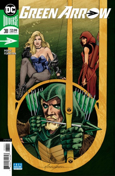Green Arrow (2016) #38 FN+ - FN/VF Mike Grell Variant Cover DC Universe CW
