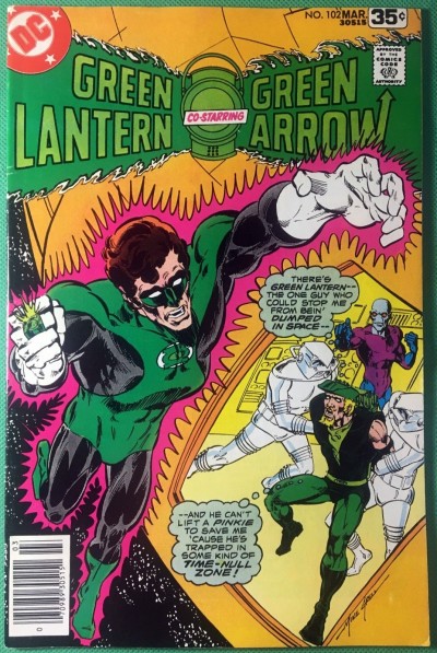 Green Lantern (1960) #102 VF- (7.5) w/Green Arrow Mike Grell cover