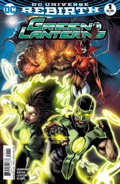 Green Lanterns (2016) #1 VF/NM Robson Rocha Cover 1st Print DC Universe Rebirth 