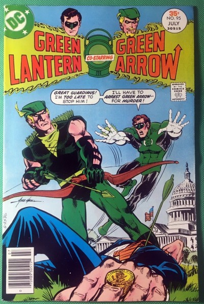 Green Lantern (1960) #95 FN/VF (7.0) w/Green Arrow Mike Grell cover