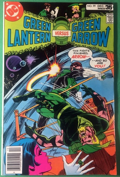 Green Lantern (1960) #99 VF- (7.5) w/Green Arrow Mike Grell cover