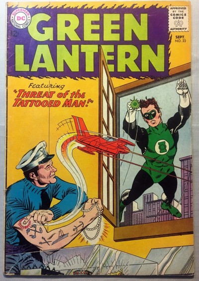 Green Lantern (1960) #23 VG+ (4.5) 1st app Tattooed Man