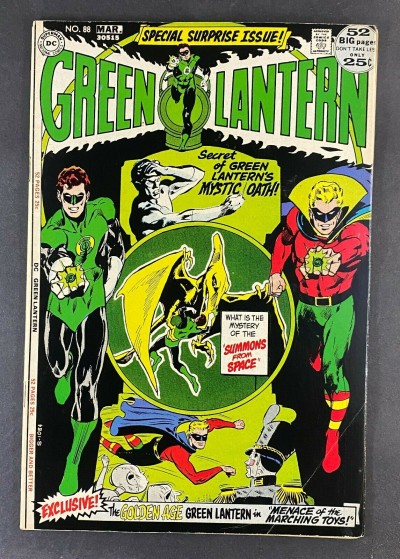 Green Lantern (1960) #88 FN+ (6.5) Neal Adams Gil Kane Showcase #23 Reprint
