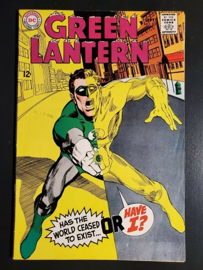 Green Lantern #63 (1968) F (6.0) Neal Adams cover|