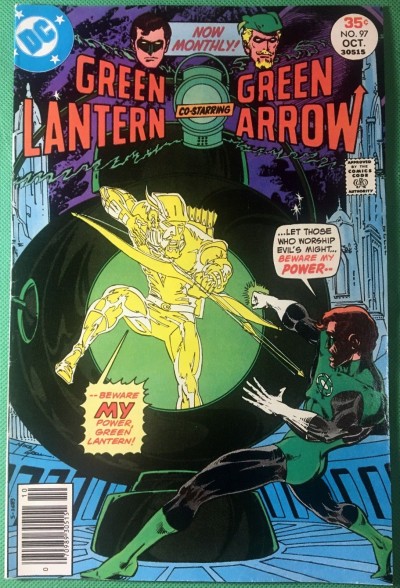 Green Lantern (1960) #97 VF- (7.5) with Green Arrow Mike Grell cover