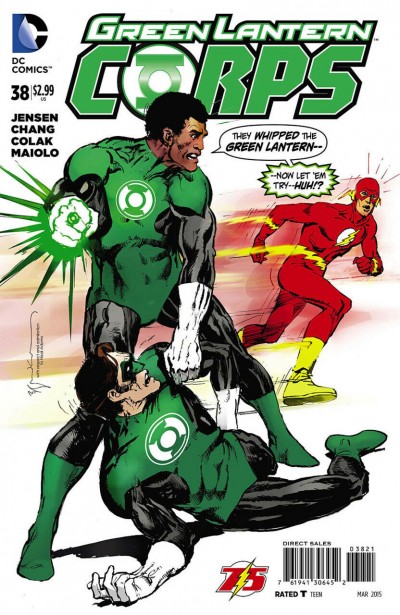 Green Lantern Corps (2011) #38 VF/NM-NM Green Lantern #87 Cover Swipe Flash
