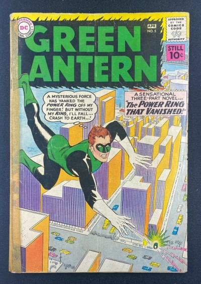 Green Lantern (1960) #5 GD+ (2.5) 1st App Hector Hammond Gil Kane