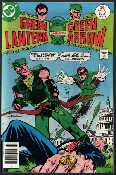 Green Lantern (1960) #95 with Green Arrow VF (8.0) 