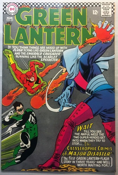 Green Lantern (1960) #43 FN (6.0) Flash Team Up and cover