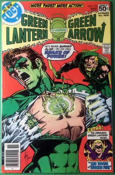 Green Lantern (1960) #110 VF- (7.5) w/Green Arrow G.A. G.L. Back up Story 