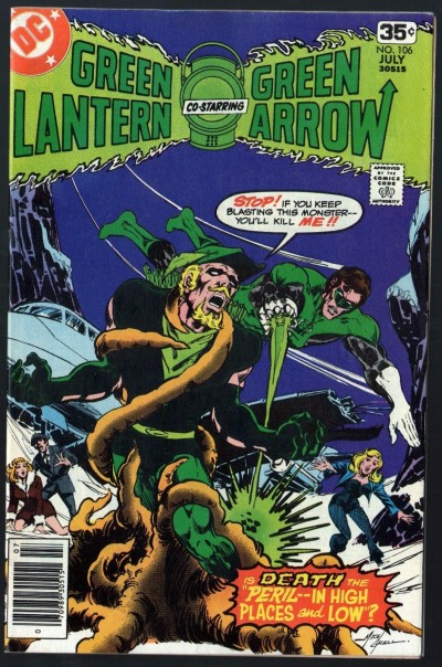 Green Lantern (1960) #106 with Green Arrow FN/VF (7.0) Black Canary app