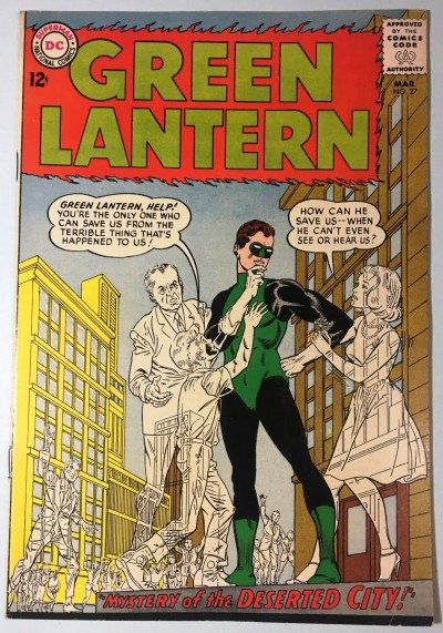 Green Lantern (1960) #27 FN/VF (7.0) JLA cameo 1st app Blackhand