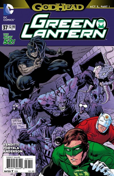 Green Lantern (2011) #37 VF/NM Godhead Act 3 Part 1 The New 52!