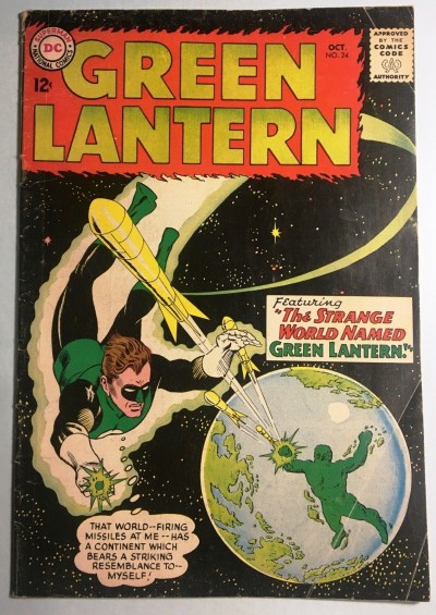 Green Lantern (1960) #24 VG (4.0) 1st app Shark 
