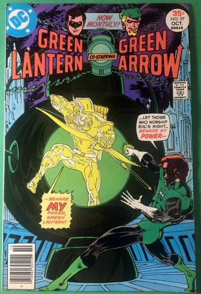 Green Lantern (1960) #97 VF- (7.5) w/Green Arrow Mike Grell cover