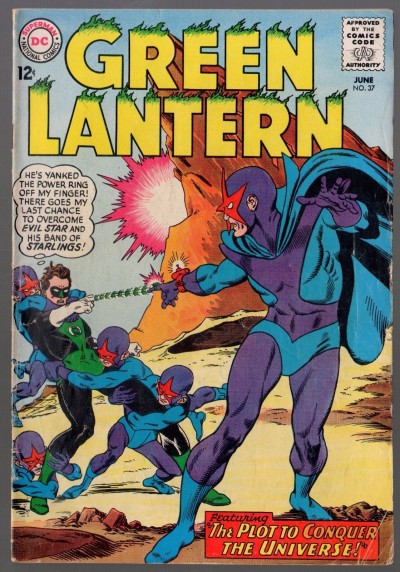Green Lantern (1960) #37 VG+ (4.5) 1st app Evil Star