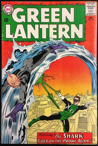Green Lantern (1960) #28 VG (4.0) Origin & 1st app Shark