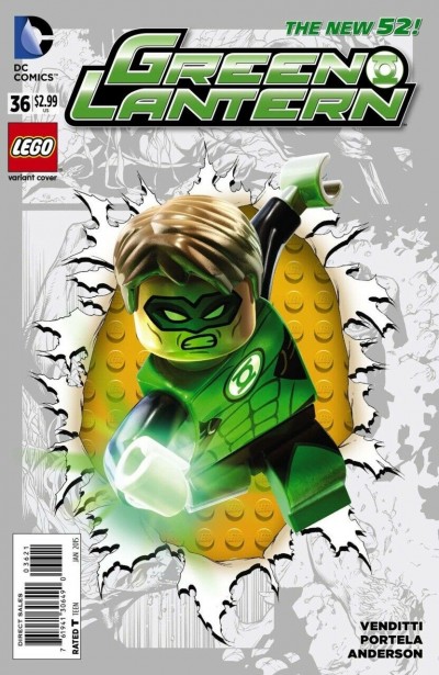 Green Lantern (2011) #36 VF/NM-NM Lego Variant Cover The New 52!