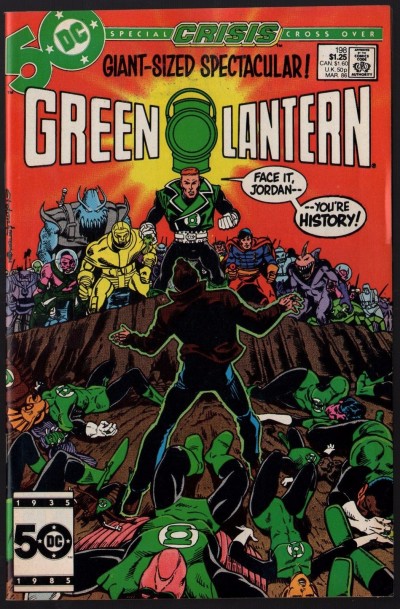 Green Lantern (1960) #198 VF (8.0) Crisis crossover
