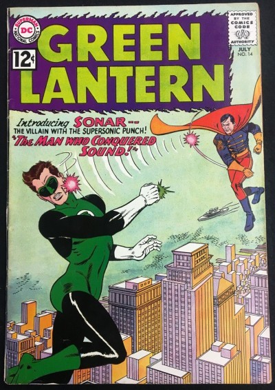 Green Lantern (1960) #14 GD/VG (3.0) Origin & 1st app Sonar
