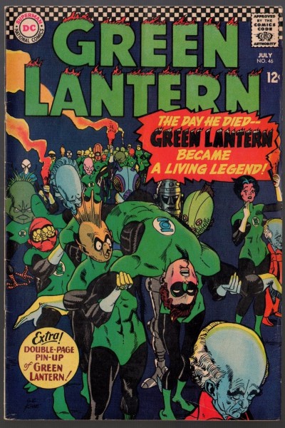 Green Lantern (1960) #46 FN (6.0) Green Lantern Corps app. 2 page pin up