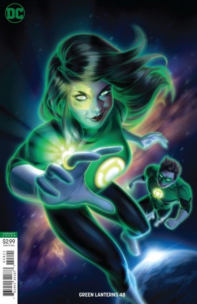 Green Lanterns (2016) #48 Warren Louw Variant Cover DC Universe