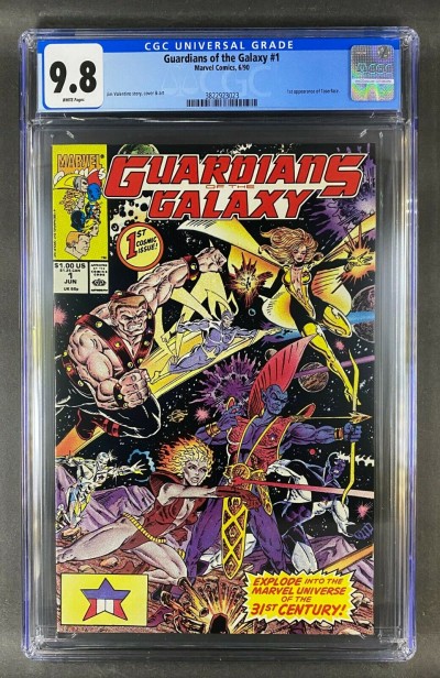 Guardians of the Galaxy (1990) #1 CGC Graded 9.8 White Pages (3822923023)