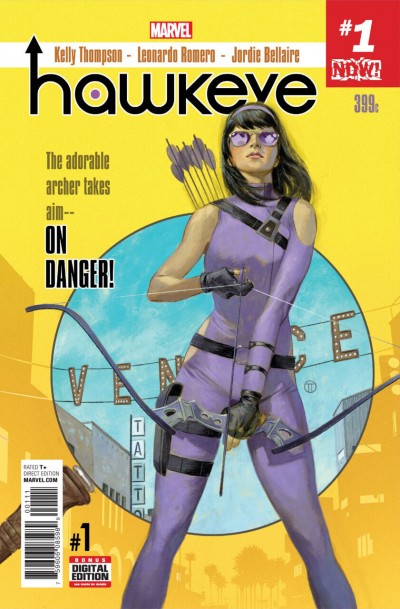 Hawkeye (2016) #1 VF/NM Kate Bishop Julian Totino Tedesco Regular Cover 