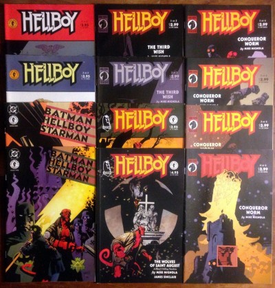 Hellboy 1 2 3 4 four complete sets & two one shots Mignola Batman Starman 