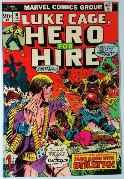 Hero for Hire (1972) #16 VF- (7.5) Luke Cage Power Man - Stiletto Origin