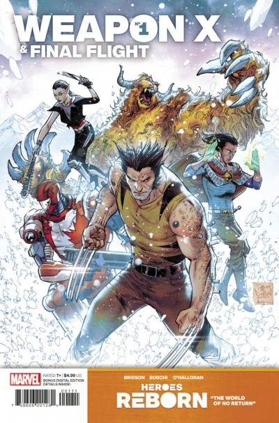 Heroes Reborn: Weapon X & Final Flight (2021) #1 NM Tony Daniel Cover
