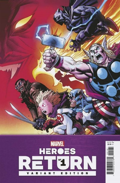 Heroes Return (2021) #1 of 7 NM Ed McGuinness 1:25 Variant Cover