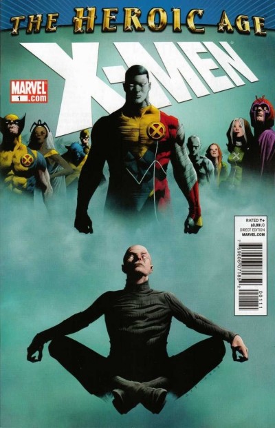 HEROIC AGE: X-MEN #1 VF- ONE-SHOT FILE BOOK JAE LEE COVER UNCANNY