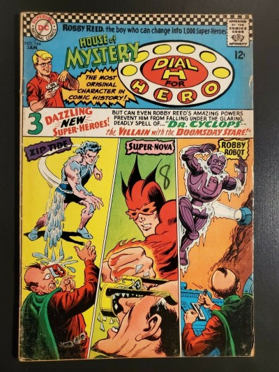 House of Mystery #164 (1967) Dial H For Hero VG 4.0|