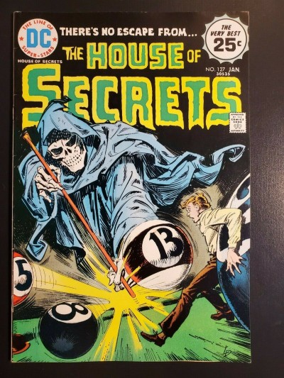 House of Secrets #127 (1975) VF+ (8.5) Great Death cover High grade Bronze|