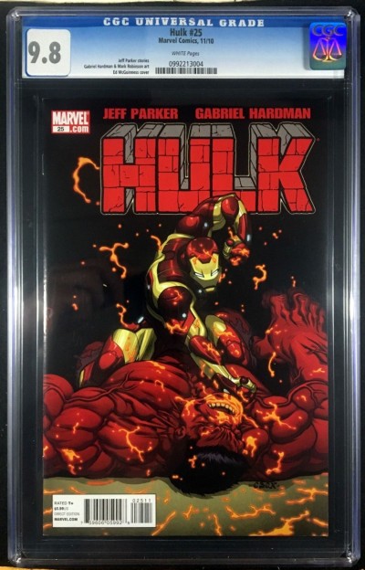 Hulk (2008) #25 CGC 9.8 McGuinness cover Red Hulk (0992213004)