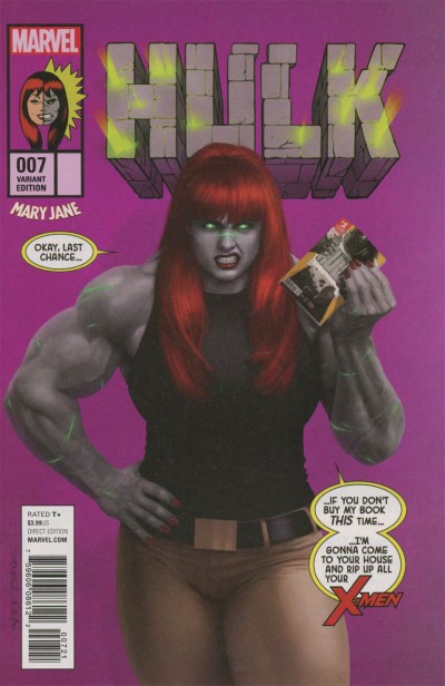 Hulk (2016) #7 VF/NM Mary Jane Variant Edition Cover