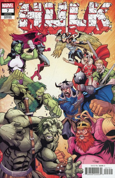 Hulk (2021) #7 NM Logan Lubera 1:25 Variant Cover