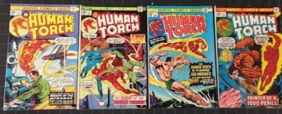 HUMAN TORCH (1974) #"s 1, 2, 3, 4, 5, 6, 7, 8 COMPLETE SET 