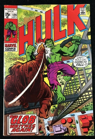 Incredible Hulk (1968) #129 VF- (7.5) Leader revives The Glob