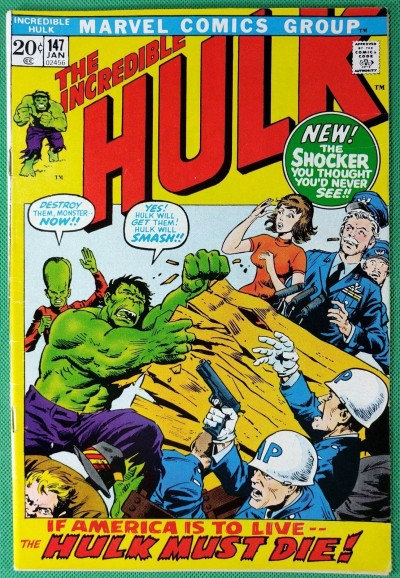 Incredible Hulk (1968) #147 FN/VF (7.0) Nixon appearance